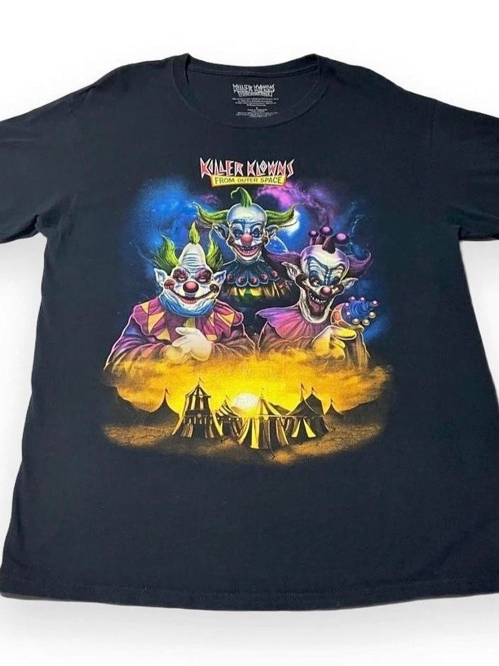 Killer Klowns from Outer Space Graphic Tee in Black Large